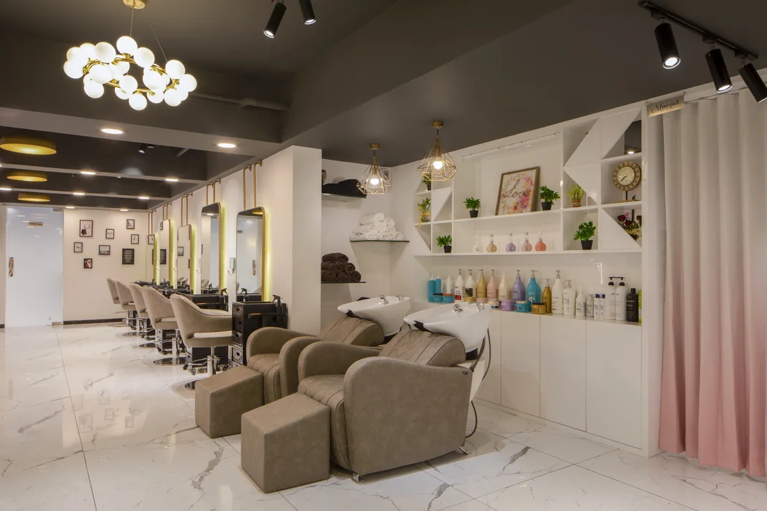 Amaya salon main space view